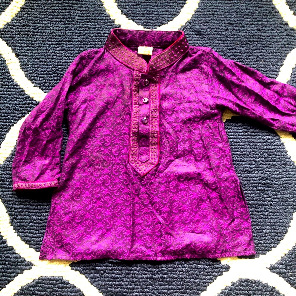 Kids kurta (shirt) pajama (pants)